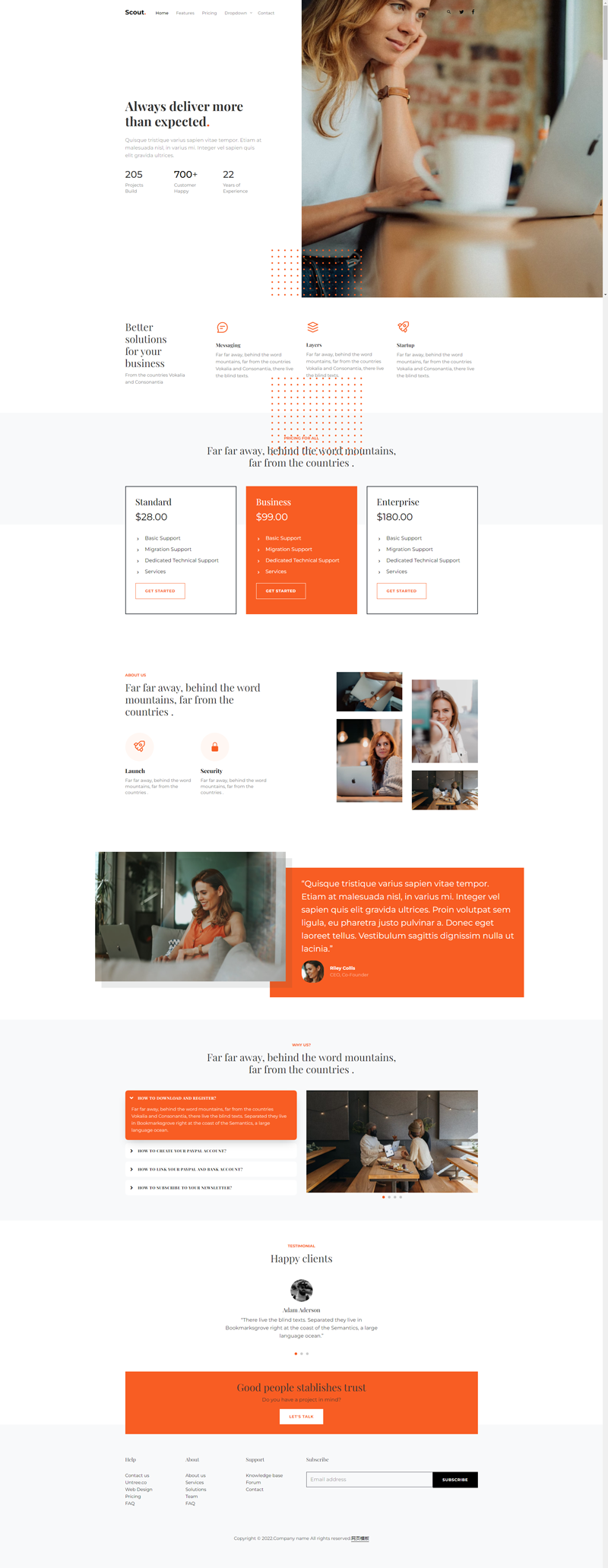 咨询公司网站设计，html5企业网站源码