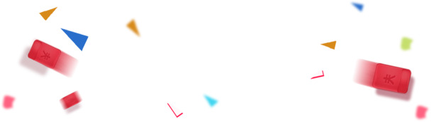 手绘红色漂浮元素PNG，高清透明红包装饰图片素材下载