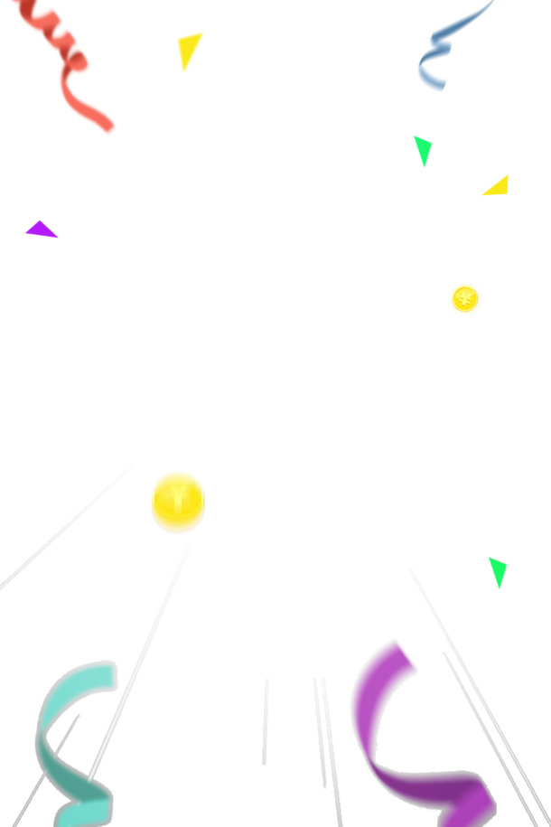 炫彩碎片PNG素材，高清透明漂浮几何图，创意图片设计资源下载