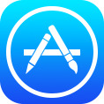 苹果iOS 7应用商店图标，高清PNG透明免抠素材，一键下载