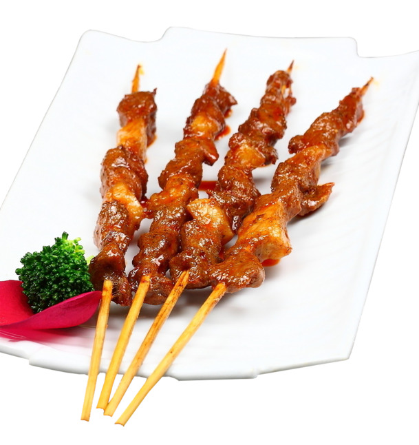 羊肉串高清PNG透明免扣素材，烤肉元素设计图下载