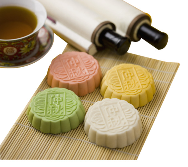 中秋节PNG透明月饼图片，高清节日元素，设计素材免费下载