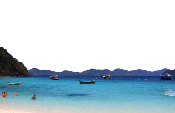 美丽海景PNG透明背景，高清摄影风景素材，一键下载设计元素