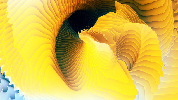 梦幻抽象螺旋素材，高清PNG透明背景，重叠设计元素免费下载