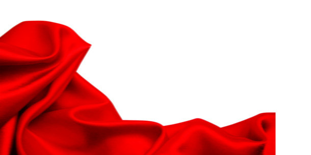 红丝带PNG透明图，高清漂浮彩带元素，设计素材免费下载