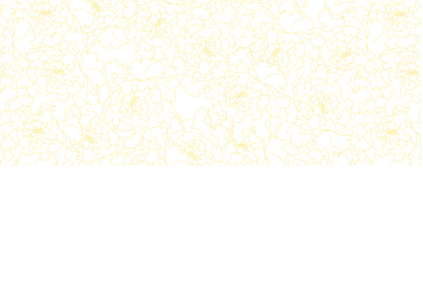黄色底纹花纹海报PNG透明图片，高清装饰元素与设计素材下载