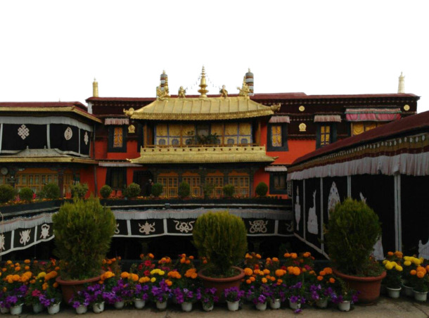 大昭寺特色建筑，高清PNG透明背景摄影图片，风景素材免费下载