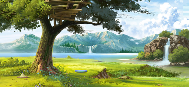 动漫背景素材，高清PNG透明图片，创意Banner海报设计元素，免费下载