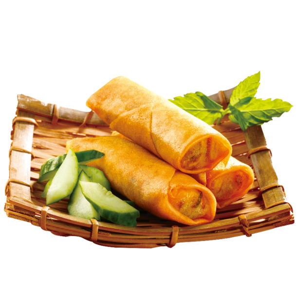 熟食春卷美味诱人，高清PNG透明图片，生活用品设计素材下载