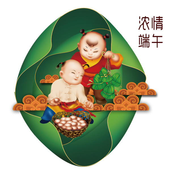 端午佳节创意素材，高清PNG透明图片与PSD设计元素免费下载