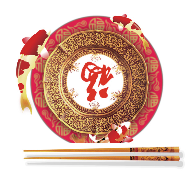 新年福到PNG素材，高清透明图片，元旦春节元宵节日元素下载