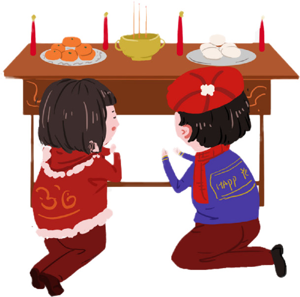 清明节祭祖PNG透明图片，男女高清素材，节日元素一网打尽，免费下载