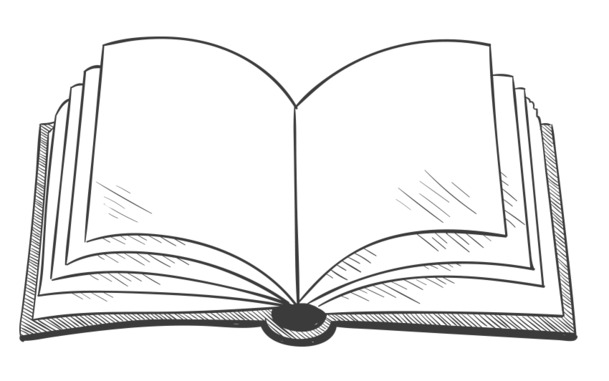 世界阅读日手绘书本图标，高清PNG透明免扣元素，创意素材下载