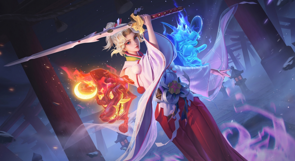 王者荣耀，夏洛特浮生妄主题，超高清4K壁纸，精美画质，3951x2160分辨率免费下载
