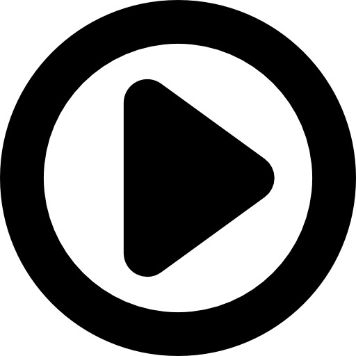 电影播放按钮图标，高清PNG透明圆形三角图标，免费下载设计素材