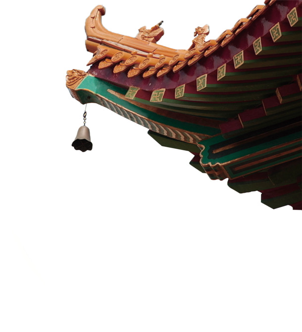 新中式屋檐PNG透明图，高清免扣元素，设计素材下载