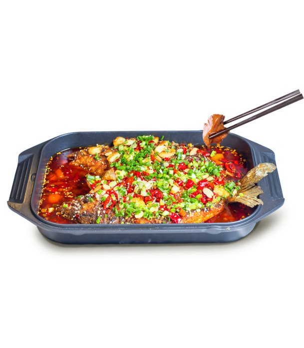 烤鱼美食PNG透明图片，精美装饰元素与图案设计素材下载