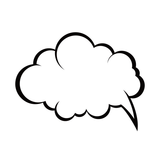 手绘白云PNG/AI透明素材，高清免扣元素图标，一键下载