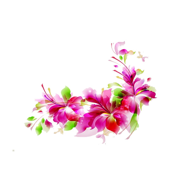 唯美花卉PNG透明图集，高清漂浮花瓣素材，一键下载