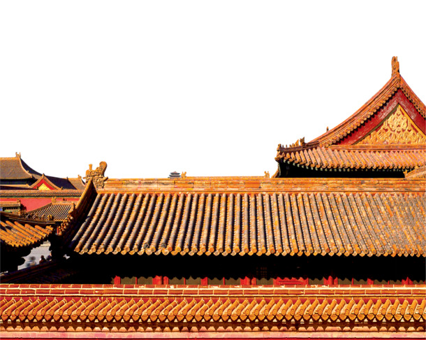 中国风城楼PNG透明图片，高清装饰元素，设计素材下载