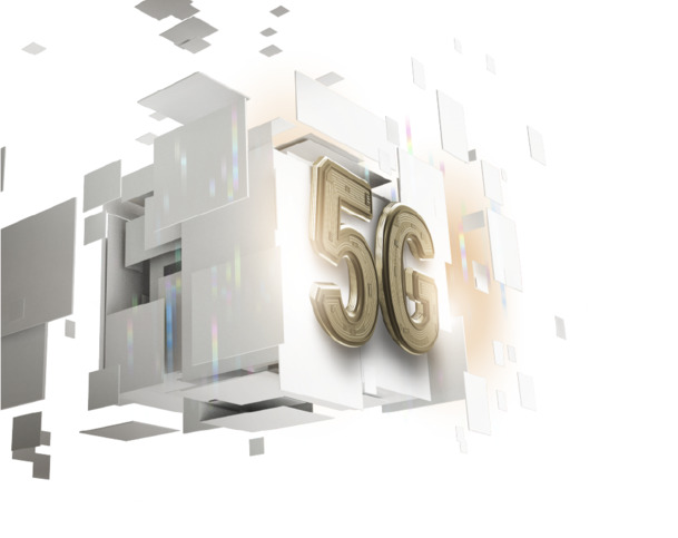 5G创意方块PSD素材，高清免抠PNG透明图片，打造独特装饰效果