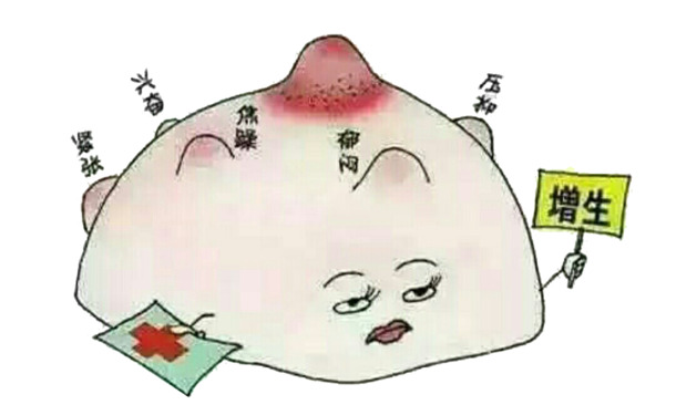 女性乳房增生高清PNG卡通图片，透明免扣元素，创意设计素材下载