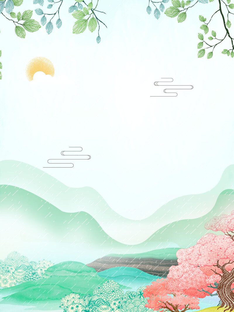 中国风清明节创意海报，高清JPG与PSD设计素材免费下载