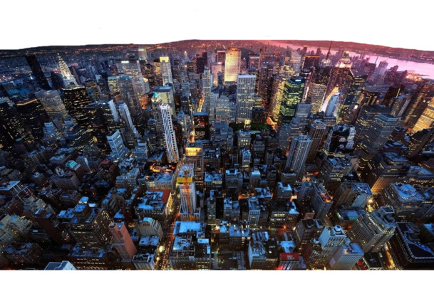 城市夜景高清PNG透明背景素材，摄影风景图片设计下载