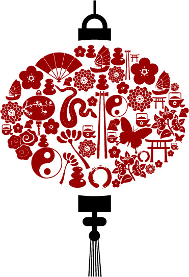 中国风装饰元素矢量素材，高清PNG透明图片，节日特色元旦、春节、元宵设计素材免费下载