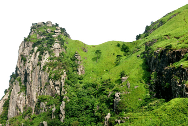 唯美武功山风光PNG背景图，高清透明设计素材，免费下载