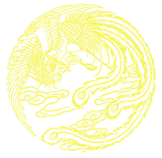 金凤凰PNG透明图，高清动物装饰元素，设计素材免费下载