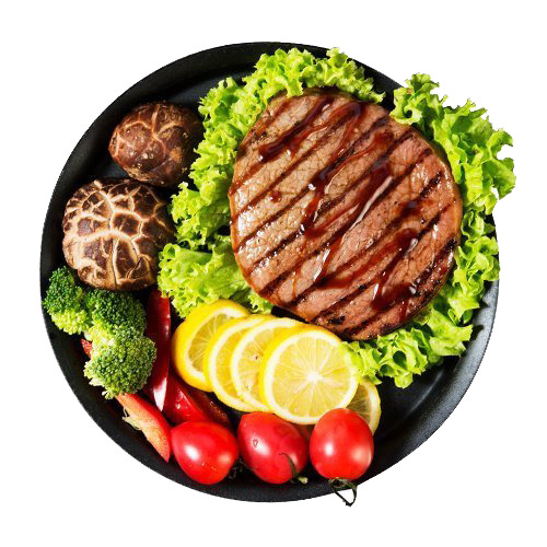 牛排套餐PNG透明图，精美装饰元素与图案，设计素材免费下载