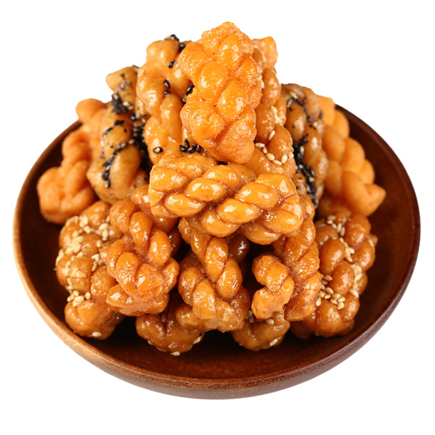 传统红糖麻花PNG透明图片，高清装饰元素，生活用品设计素材下载