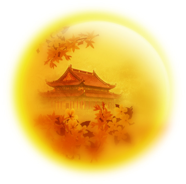 中秋节月宫高清PNG透明图，节日元素设计素材免费下载
