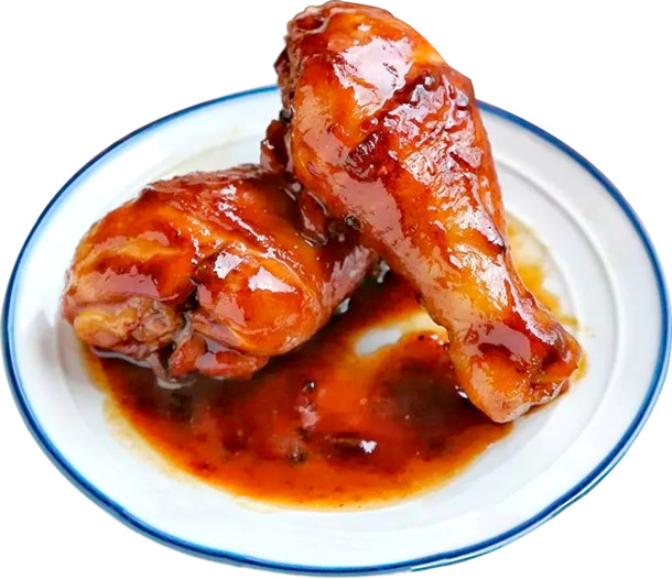 美食菜品鸡腿PNG透明图片，高清免扣元素，设计素材下载