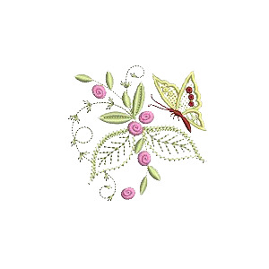雷丝花边红花蝴蝶PNG透明图片，高清漂浮花瓣设计素材下载