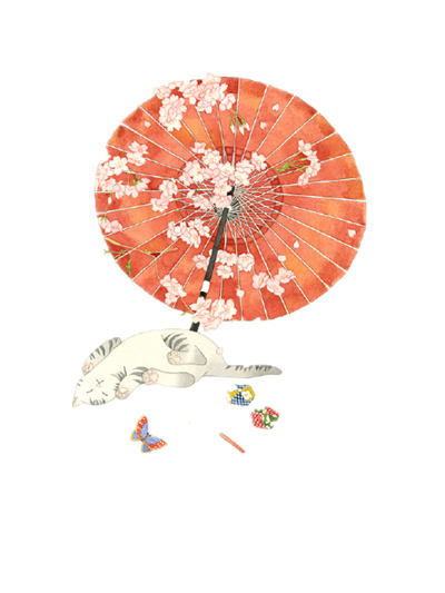 日风插画PNG透明图片，高清装饰元素与花纹设计素材下载