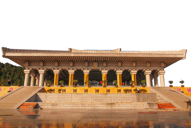 大殿建筑图，高清PNG透明背景，摄影风景素材，免费下载
