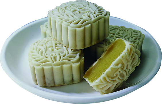 中秋佳节必备，绿色冰皮月饼高清PNG透明图片，创意节日元素设计素材下载