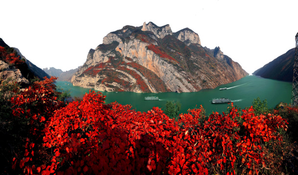 长江三峡旅游景区，精美PNG透明背景图片，摄影风景素材下载