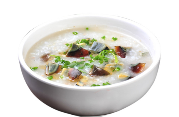 皮蛋瘦肉粥PNG透明图，生活元素装饰，高清下载素材库