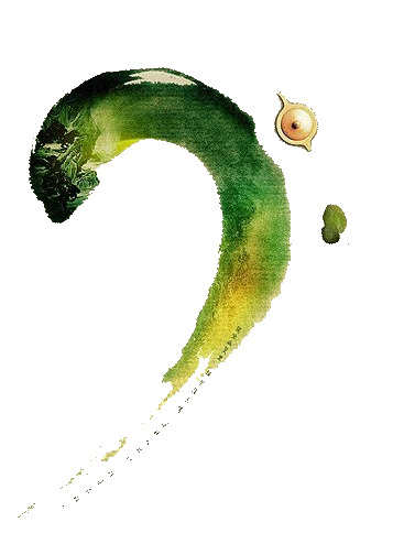 水墨笔触PNG素材，高清透明装饰元素，墨迹图片设计下载