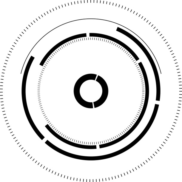 狙击枪瞄准准星PNG透明图，高清免扣元素，一键下载设计素材