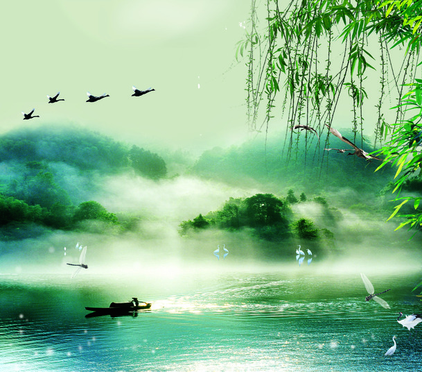 中国风PNG透明背景设计素材，高清底纹元素，免费下载