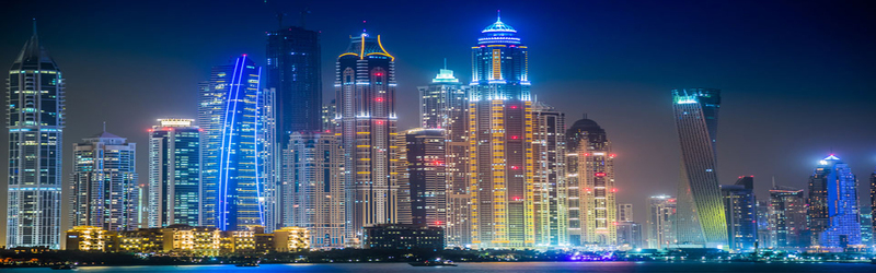 绚丽科技建筑背景图，淘宝海报高清JPG素材，另类创意下载