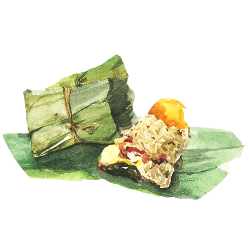 端午节手绘粽子PNG素材，高清透明图片，节日元素设计必备下载