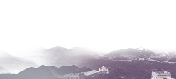 长城底纹PNG透明图，高清装饰元素，图案素材免费下载