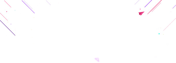 手绘彩色漂浮线条PNG素材，高清透明，几何图形设计下载