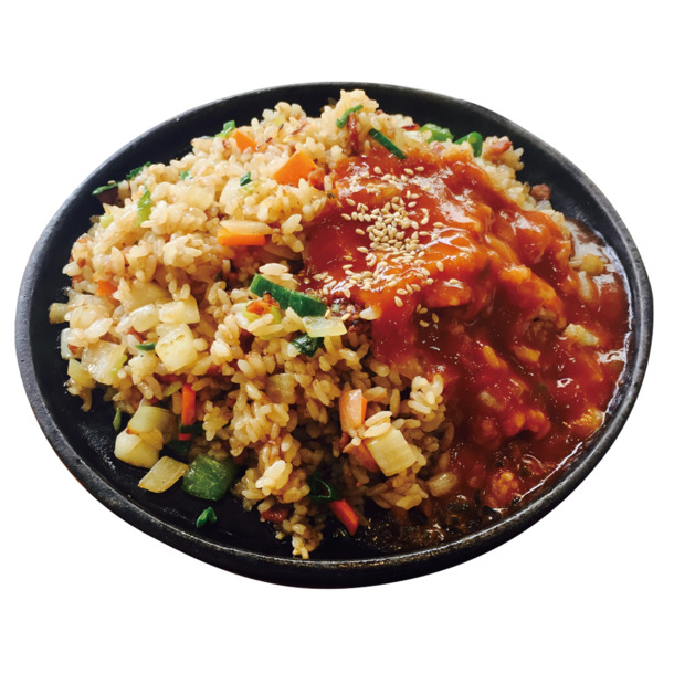 扬州炒饭PNG透明图，高清装饰元素，生活用品设计素材免费下载