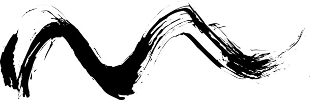 高清PNG曲线波浪图形，透明装饰元素，笔触墨迹图片设计素材下载